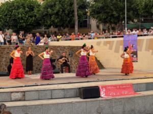 Alumnos de Chelo Ruiz muestran su talento flamenco en el Anfiteatro de la Rambla