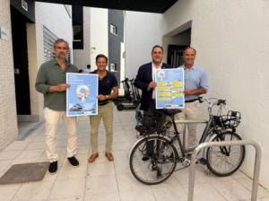 Ayuntamiento y Consorcio de Transporte instalan nuevos aparcamientos para bicicletas y patinetes en centros educativos
