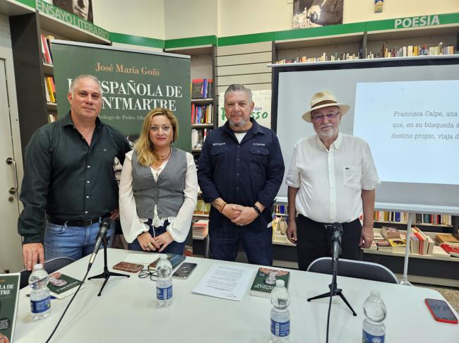 José María Goñi presenta su libro ‘La española de Montmartre’
