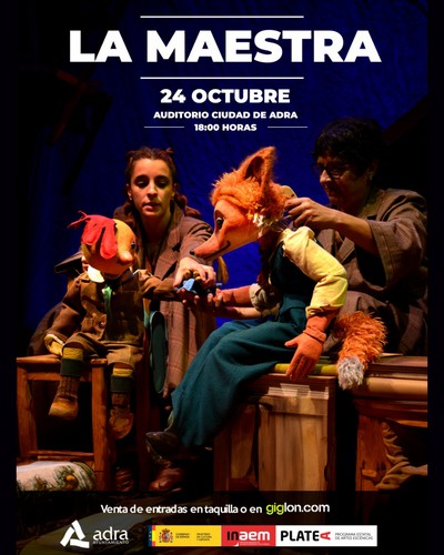 Culmina el Festival Internacional de Títeres D´Hilos en Adra con 'La Maestra'