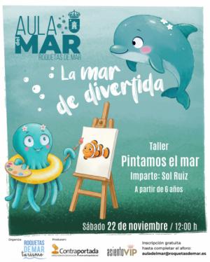 Aula del Mar se sumergirá en la creatividad con un taller de acuarela el sábado