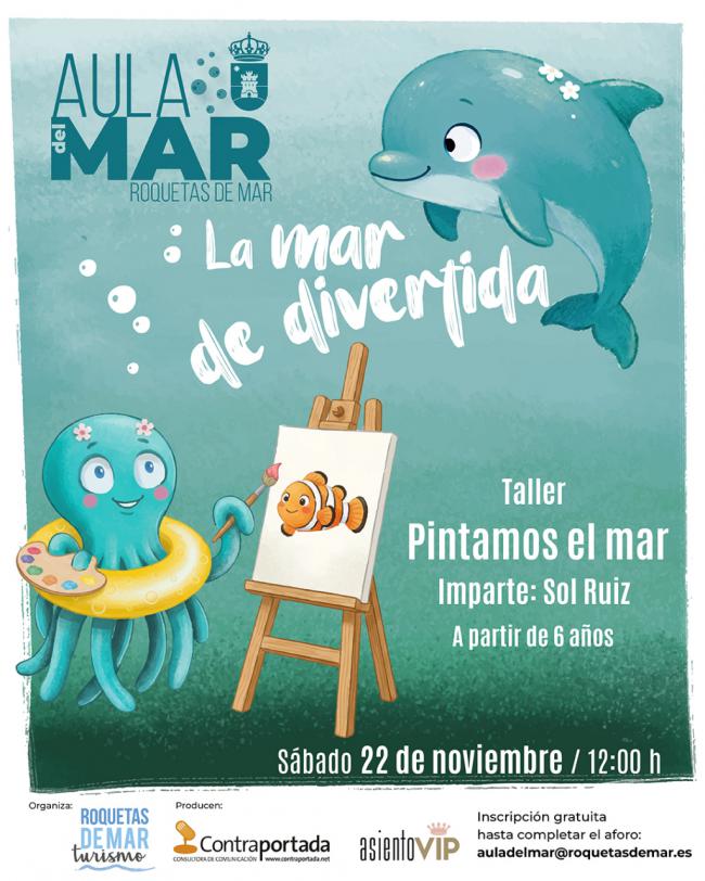 Aula del Mar se sumergirá en la creatividad con un taller de acuarela el sábado
