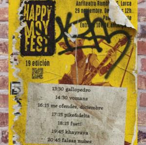 La escena alternativa almeriense se cita el sábado con el 19º Happy Moy Fest
