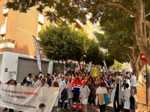 El 55.1% de médicos apoyan la protesta en Almería