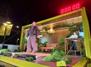 Almería descubre Nomadart al ritmo de Antony Z en un repleto Mirador de la Rambla