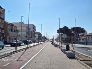 El Gobierno culmina la transformación de la travesía de Balanegra en un gran bulevar sostenible