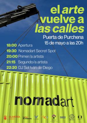 La segunda edición de Nomadart tomará la Puerta de Purchena este viernes con doble actuación