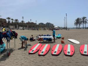 La playa y el mar se convierten en ‘pistas deportivas’ durante el verano con multitud de disciplinas