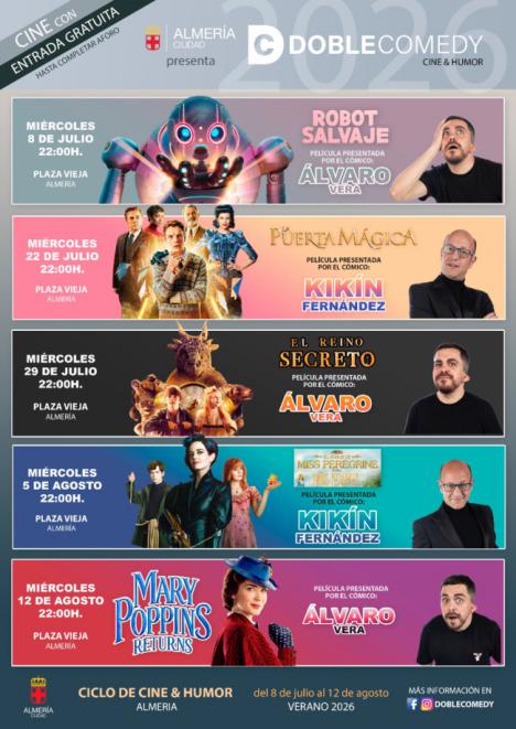Cine familiar y humor almeriense se vuelven a dar la mano en ‘Doble Comedy’