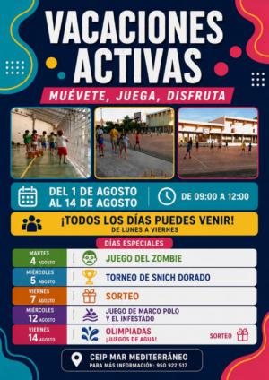 Los niños y niñas disfrutarán del deporte al aire libre con las ‘Vacaciones activas’ en agosto