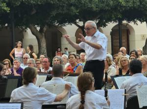 La Banda Municipal de Música de Almería cierra por todo lo alto su ciclo de conciertos de verano en la Plaza de la Constitución