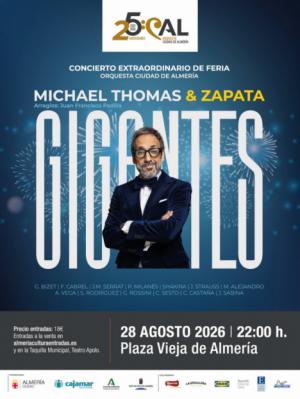 Concierto Gigantes en Almería el 28 de agosto