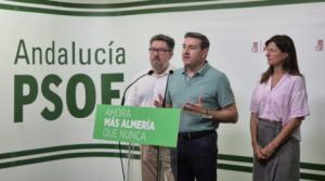 Ayala acusa a Moreno Bonilla de castigar a Almería al rechazar 5.800 millones adicionales para Andalucía