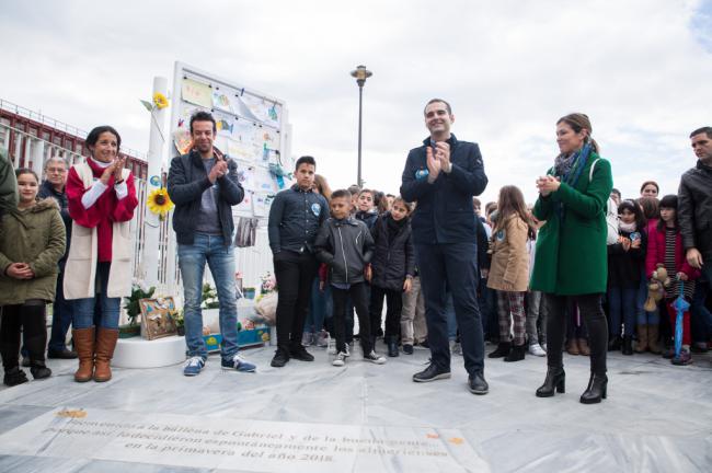 El 'pescaito' Gabriel y la 'buena gente' ya tienen su sitio junto a la Ballena