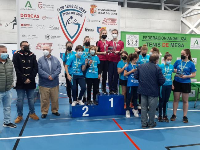 La EDM de Tenis Mesa se proclama campeón de Andalucía juvenil femenina