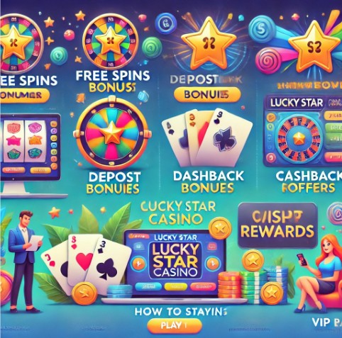 Lucky Star casino: bonos atractivos y juego fácil desde el inicio
