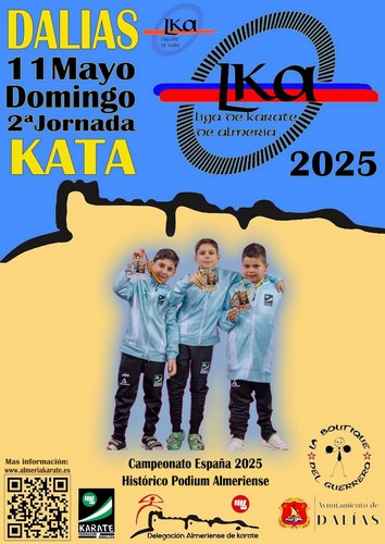 Dalías acoge la 2ª Jornada de KATA del kárate almeriense este domingo