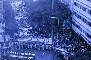 Almería 4D: 8.000 voces y una pancarta de unidad