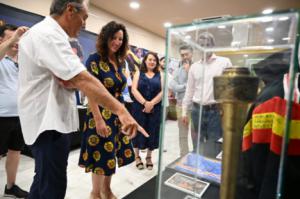 Todas las Antorchas Olímpicas desde 1968 está en Almería por tiempo limitado