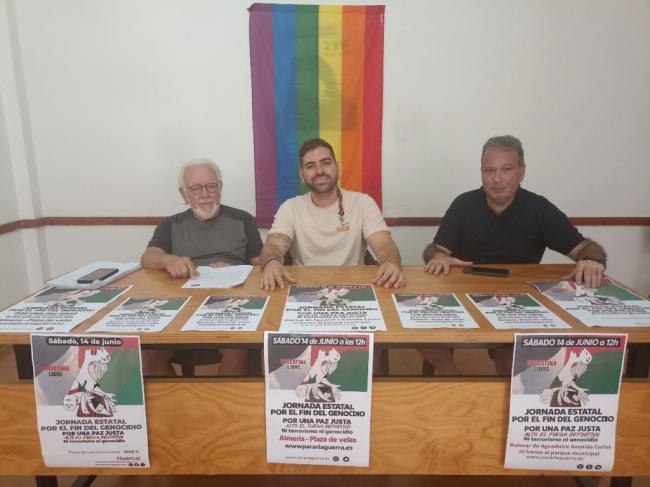 Acto contra el genocidio en Gaza este sábado en Almería