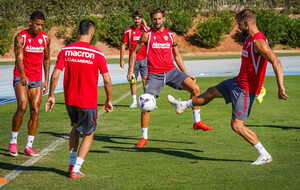 Almería se prepara para el gran reto en Mallorca