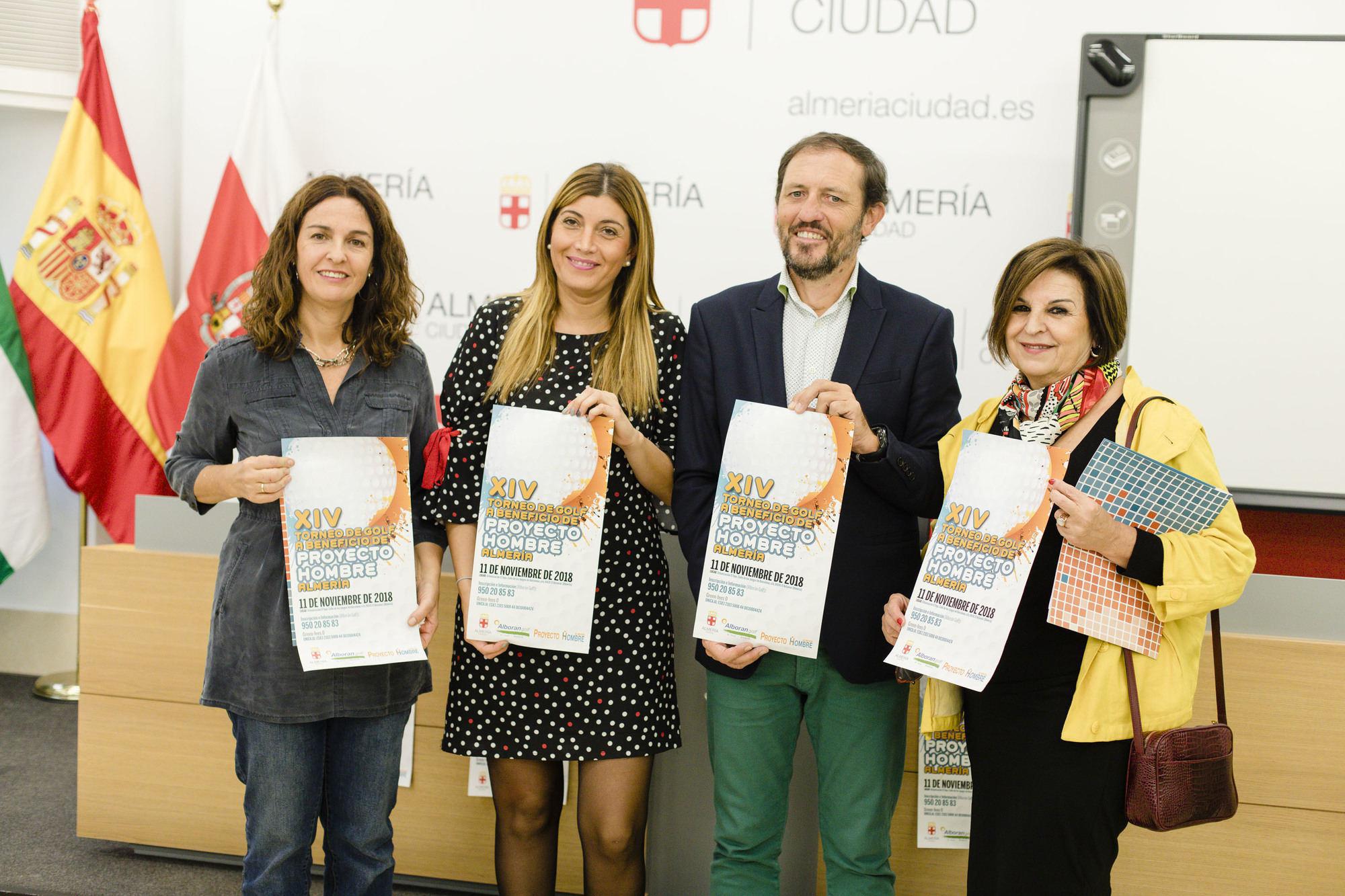 El campo municipal Alborán Golf acogerá el 14º Torneo Proyecto Hombre el domingo