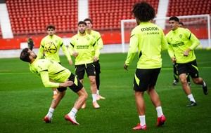 Almería se prepara para el duelo ante Burgos