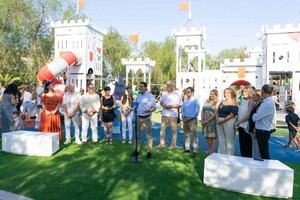 Inauguración del renovado Parque de los Derechos Humanos en Huércal de Almería