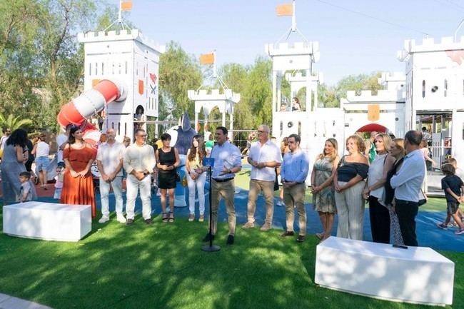 Inauguración del renovado Parque de los Derechos Humanos en Huércal de Almería