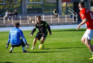 Goleada del staff técnico a la prensa en clásico partido amistoso