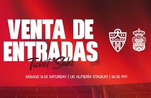 Entradas a la venta para Almería - Las Palmas
