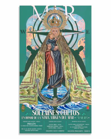 David Bisbal con la Virgen del Mar