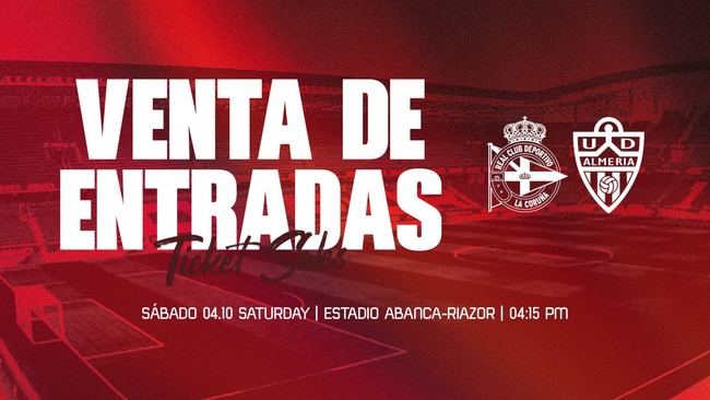 Entradas a la venta para La Coruña