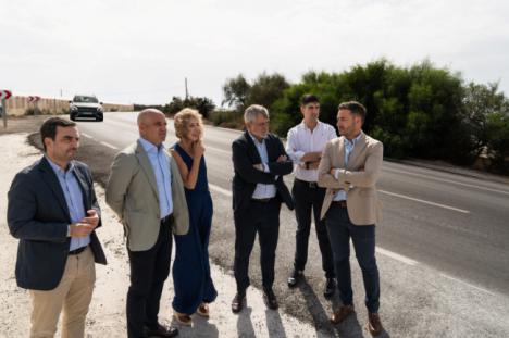 Diputación renueva la carretera municipal que une Matagorda con Almerimar