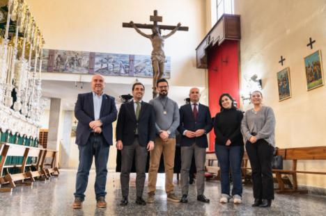 El presidente de la Diputación visita a la Hermandad del Perdón