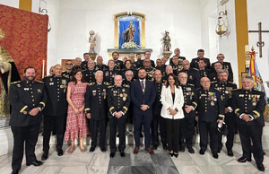 La Virgen de las Lágrimas recibe el fajín de General de los Reales Tercios de España