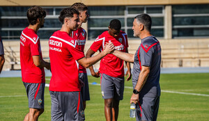 Almería vuelve al trabajo para preparar el duelo en Mallorca