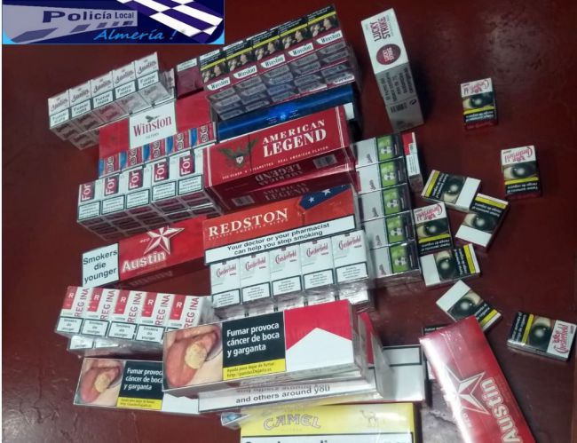 Policía Local colabora en una campaña contra el contrabando de tabaco