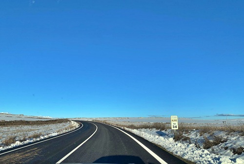 Seis carreteras permanecen cortadas en diferentes puertos de montaña de Almería