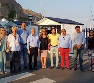 Los alcaldes de Almería y Roquetas visitan el Mercado del Mar