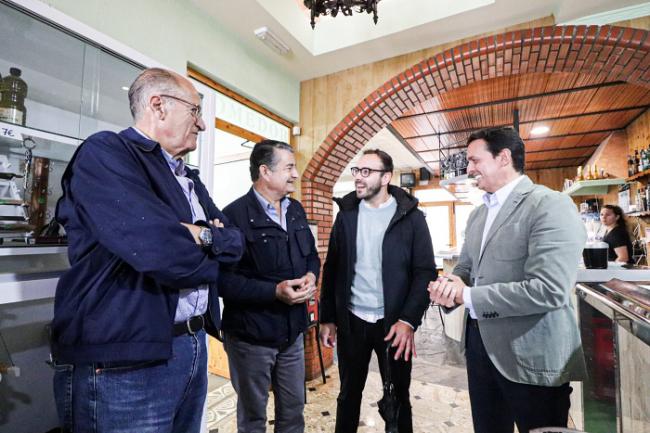 Antonio Sanz apoya a los candidatos del PP de Fiñana y Huércal