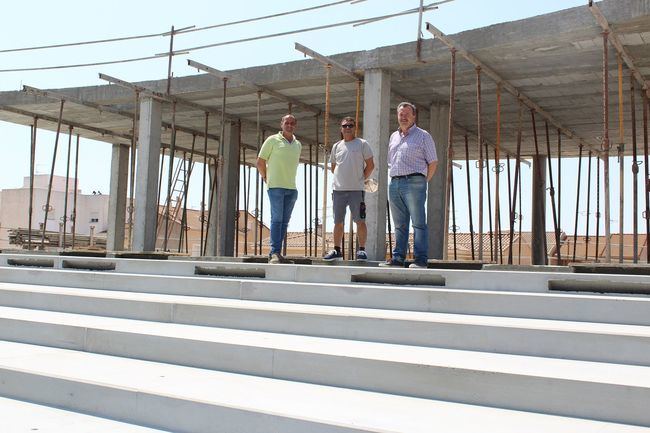 Muy avanzada la primera fase de las obras del nuevo espacio escénico de Pulpí