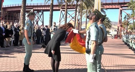 Jura de Bandera para la sociedad civil en Las Almadrabillas
 