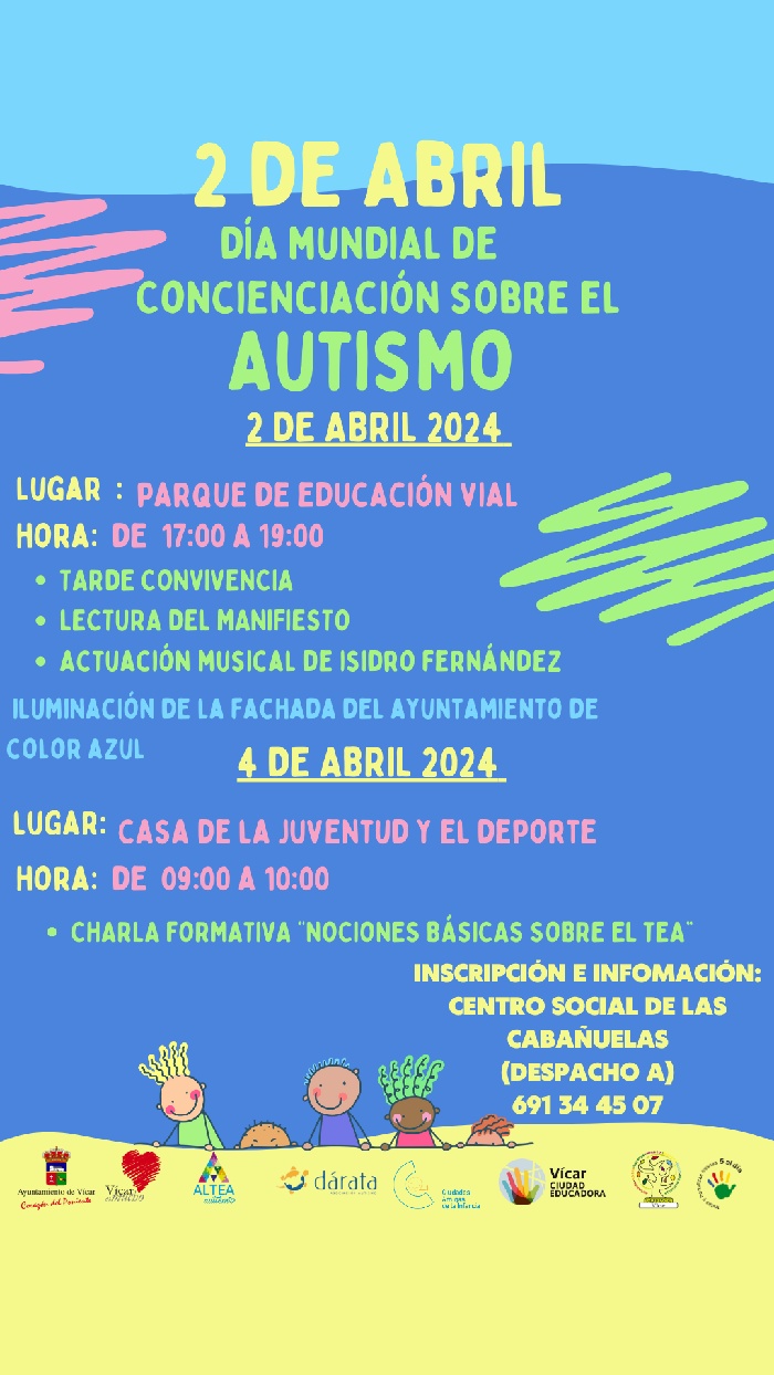 Vícar Se Vuelca En El Día Del Autismo