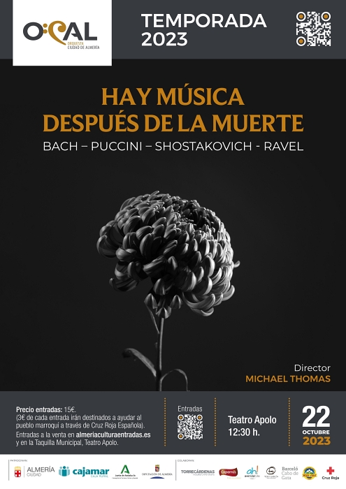 Concierto benéfico de la OCAL para Marruecos inspirado en la muerte Concierto benéfico de la OCAL para Marruecos inspirado en la muerte