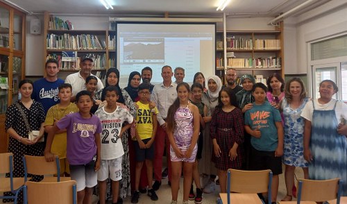 El CEIP El Puche realiza un vídeo para mostrar Almería a un colegio de Montpellier