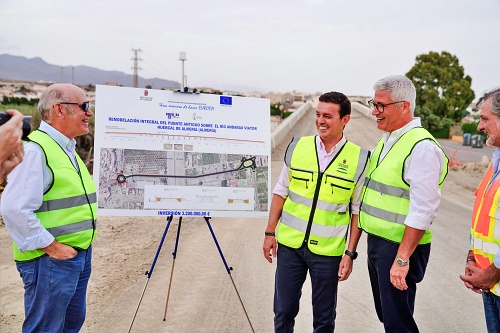 La ampliación del Puente entre Huércal de Almería y Viator se culminará en verano de 2023