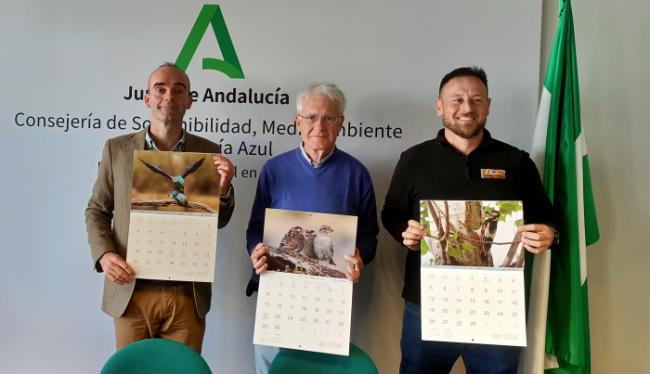 Las aves de Los Filabres en el Calendario del Grupo Ecologista Mediterráneo
 