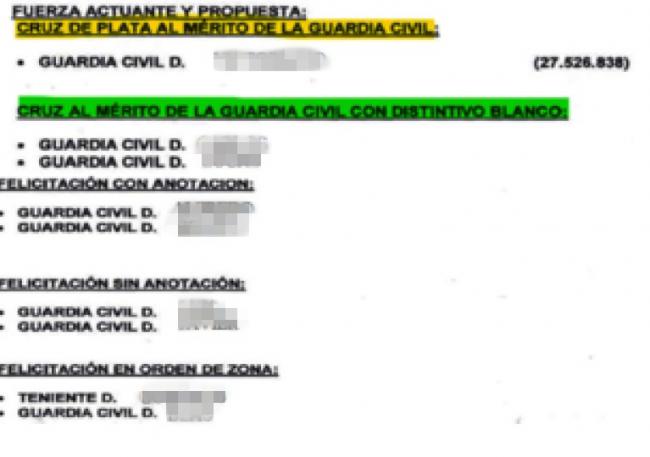 Trato “arbitrario” en las condecoraciones por la investigación de los ERE en Almería