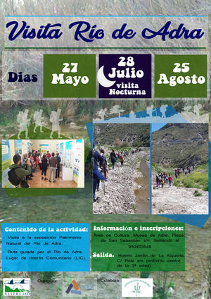 Programada una visita al Río Adra este domingo